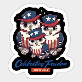 4th of July Sticker